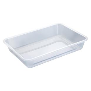 卤菜凉菜盘展示盘商用熟食托盘塑料盒子平盘长方形方盘鸭货盘冰盘