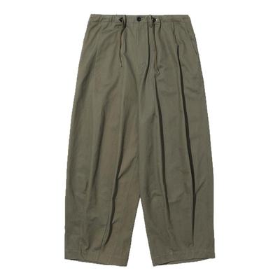 TIRES复古洗水宽松阔腿长裤