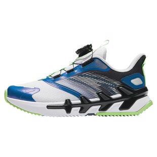 安踏儿童大童弓速运动鞋男孩2026年冬季新款男童网面纽扣跑步鞋子