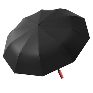 雨伞加大加固加厚男士折叠伞结实防风大暴雨专用手动超大号三人伞