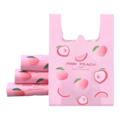特厚香味水果垃圾袋手提印花袋子