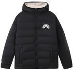 SprayGround冬季新款两面穿羽绒服男女棉服宽松毛绒外套休闲加厚