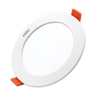 雷士照明led筒灯超薄5W3W12W客厅过道吊顶开孔4寸5寸嵌入式天花灯