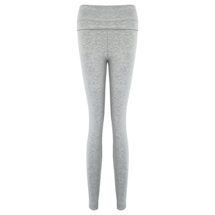 WellD 黄油系列 翻边9分小脚裤女护腹提臀高腰显瘦经典百搭打底裤