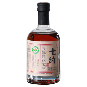 七约桂花米酒10度350ml
