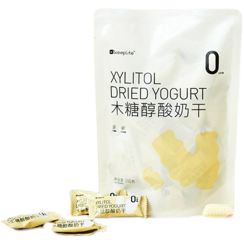Keep木糖醇酸奶干益生菌块网红休闲零食下午茶奶酪条牛奶原味加餐