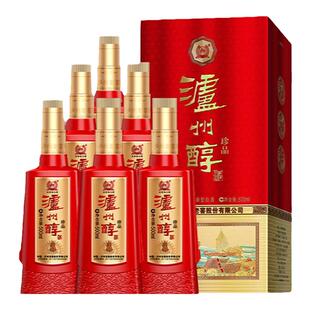 泸州醇 52度浓香型高档白酒整箱纯粮食婚宴喜酒过节送礼500ml*6瓶