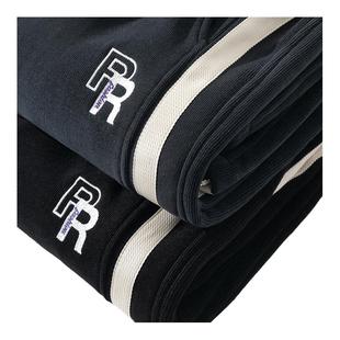 迈特优加绒加厚裤子男生秋冬季直筒重磅卫裤宽松阔腿运动休闲长裤