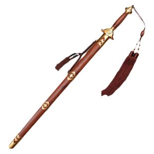 纯铜太极剑龙泉正品未开刃不锈钢七星宝剑男士女士健身加长武当剑