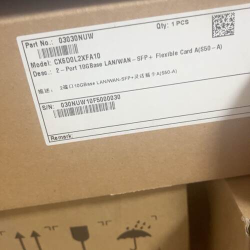 溢价-CX6D0L2XFA10 CX-S50-2x10GBas