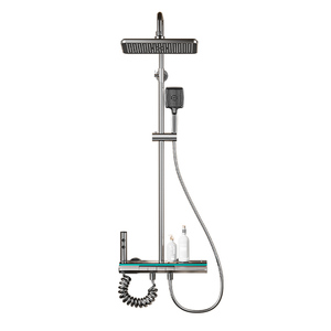 全铜淋浴花洒套装家用恒温淋雨浴室洗澡沐浴器卫生间精铜增压喷头