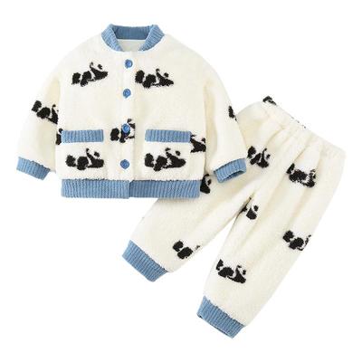 男童珊瑚绒睡衣冬季加厚款