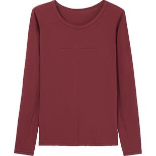 [UMA WANG联名]三枪上海时装周打底衫女士秋季莫代尔静奢风女上衣