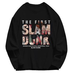 NASA联名灌篮高手儿童纯棉长袖T恤2024春秋网红潮牌休闲亲子上衣