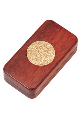 JSEDC精工镇纸高低音机械木制推牌指尖解压玩具EDC减压把玩小物件