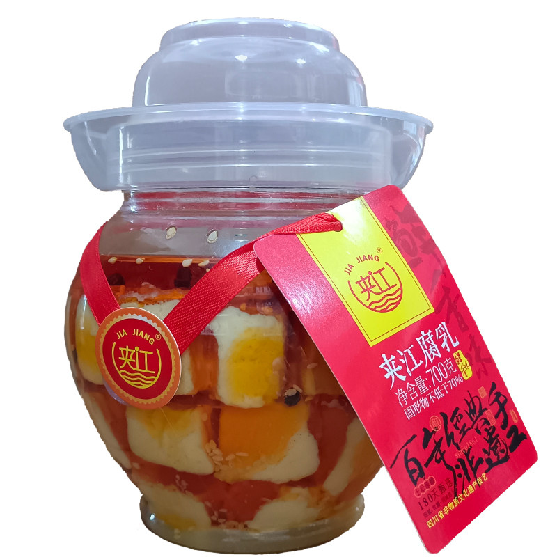 夹江豆腐乳坛装鲜香四川乐山