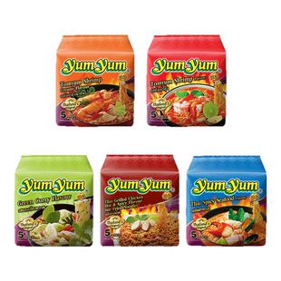 泰国进口yumyum养养牌冬阴功方便面酸辣虾味浓汤泡面汤面速食食品