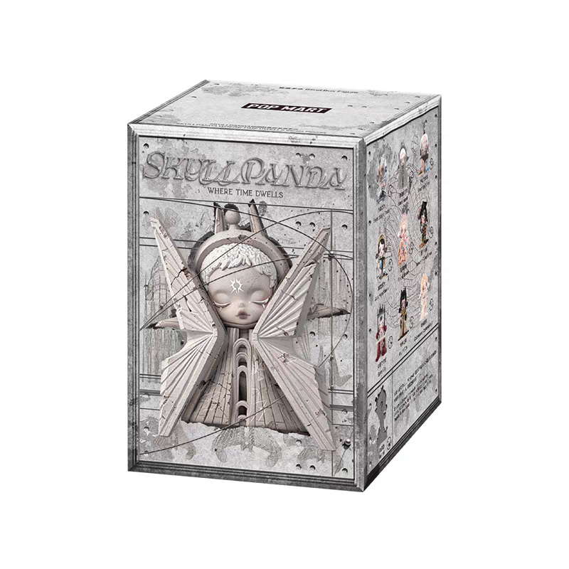POPMART泡泡玛特SKULLPANDA时间的筑所系列手办盲盒玩具摆件礼物