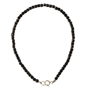 天然黑碧玺手链手串护身去霉气极细2mm脚链简约气质项链精致 礼物