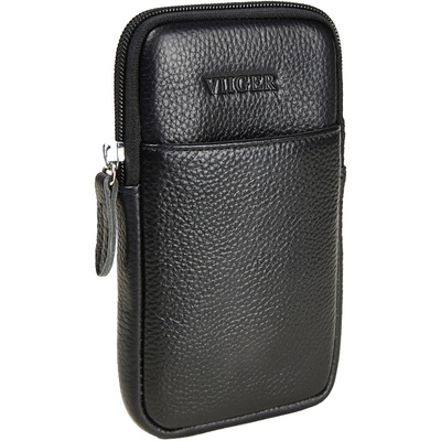 超薄真皮手机腰包竖款单层6.9寸