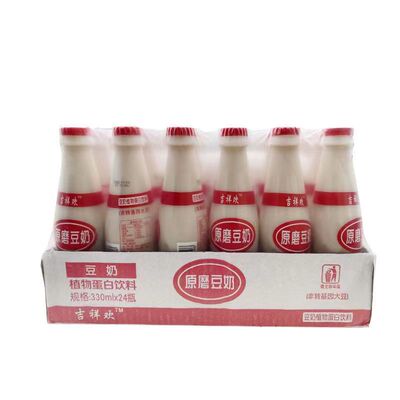 吉祥欢广东豆奶配吸管3.3脂肪