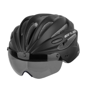 GUB K80 PLUS山地自行车头盔男女一体式骑行头盔带眼镜风镜公路车