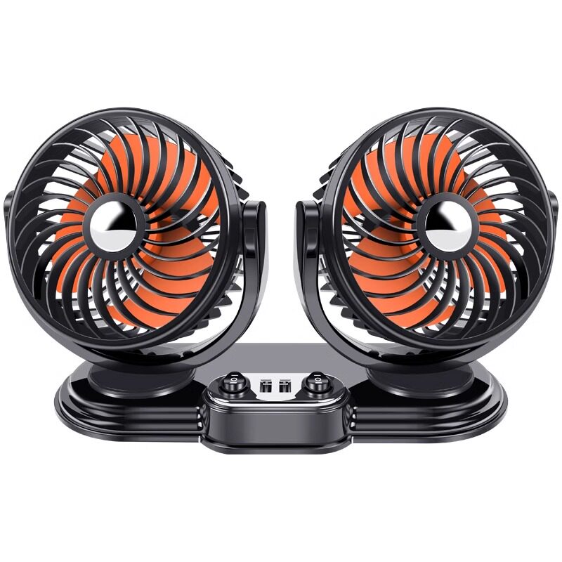 【超静音】车载风扇12v24v制冷