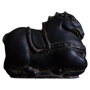 实心招财唐马把件摆件马到成功马上有钱手把件镇纸一马平川