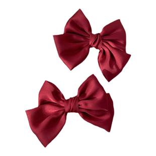 宝宝小号蝴蝶结发夹女孩公主发卡过年发饰2026年新款儿童新年头饰