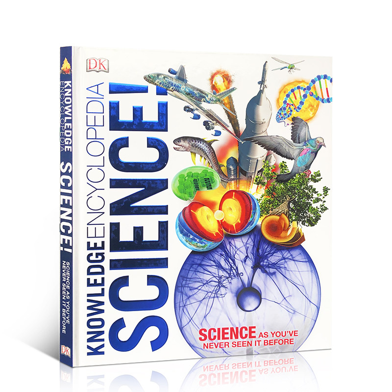DK知识百科全书英文原版科学自然世界和宇宙的奇迹Knowledge Encyclopedia Science! 图解百科精美插图精装英文青少年儿童读物