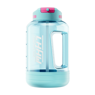 LHHW路汗威吨吨桶大肚杯运动健身大容量水壶tritan耐高温吸管水杯