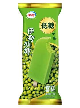 伊利心情绿豆棒冰淇淋