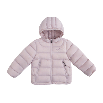 女童羽绒服90绒中大童三防外套