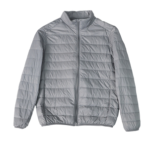 试衣间同步 高蓬松鸭绒 可收纳 冬季男士立领经典轻薄排骨羽绒服