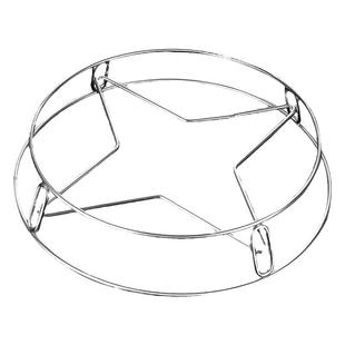 不锈钢锅架厨房家用坐式隔热垫餐桌台面置物放锅的架子多功能蒸架