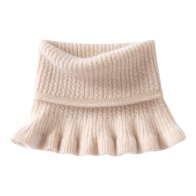 秋冬100%纯羊绒脖套女防寒保暖