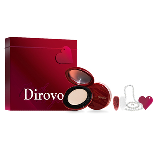 蒂洛薇dirovo丹漆礼盒遮瑕气垫定妆水散粉控油bb霜套组情人节礼物