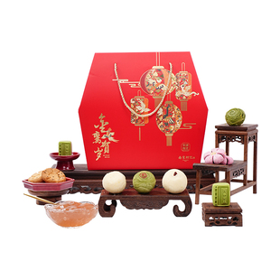 南宋胡记新年礼盒定制走亲访友春节年货礼盒送人杭州特产送亲友