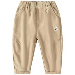 男宝春装宝宝裤子男童春秋款2026春款童装休闲裤儿童小童韩范潮酷