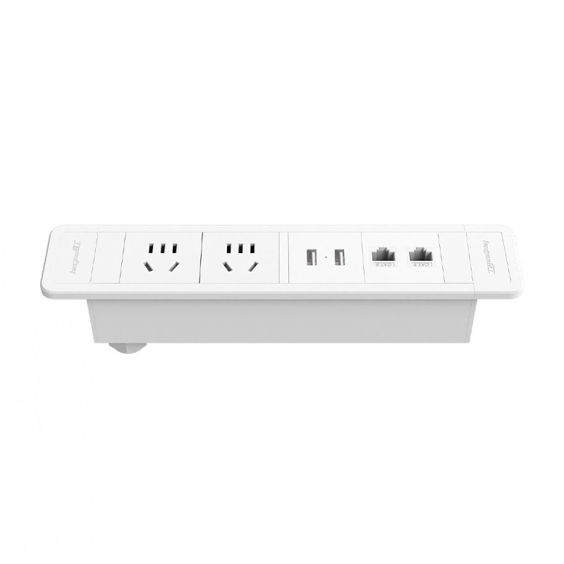 良工嵌入式插座PD67W家具沙发办公桌橱柜子桌面插排插线板快充usb