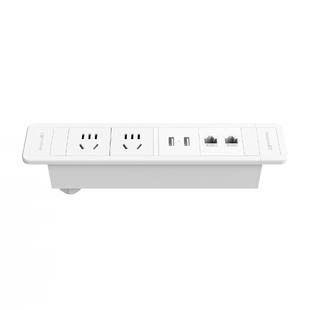 良工嵌入式插座PD67W家具沙发办公桌橱柜子桌面插排插线板快充usb