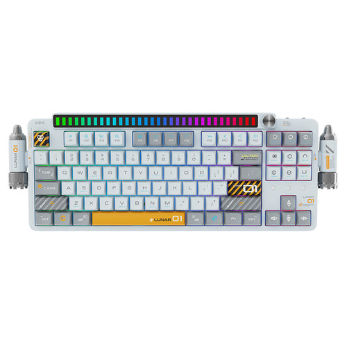 KeysMe Lunar01太空船客制化机械键盘无线三模游戏电竞专用87键