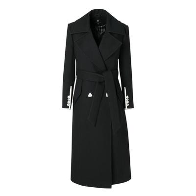 IDPAN中长款毛呢大衣外套