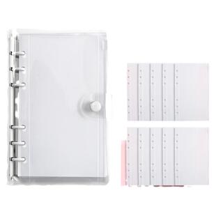 活页收纳袋文件夹装药收纳本a6活页夹收纳册证件旅行车票据收纳册零钱存钱本证件收纳夹网红药物药品分装袋子