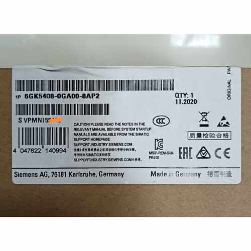 询价6GK5408-0GA00-8AP2交换机未开
