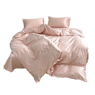 早樱 治愈原创春日樱花全棉四件套100支长绒棉被套床单床笠单双人