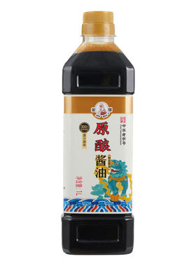六必居金狮原酿酱油1L酿造家用凉拌炒菜清蒸炖肉生抽提鲜厨房调料