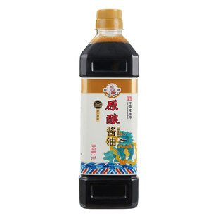 六必居金狮原酿酱油1L酿造家用凉拌炒菜清蒸炖肉生抽提鲜厨房调料