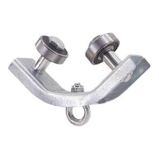 起重机行车50角铁轨道吊线滑轮40角钢电缆轴承拖缆滑车可调节尼龙