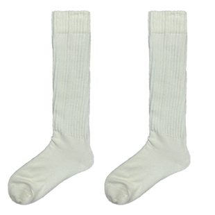 夜间教习室长筒堆堆袜女秋针织中筒袜白色jk袜子灰色小腿袜女春秋
